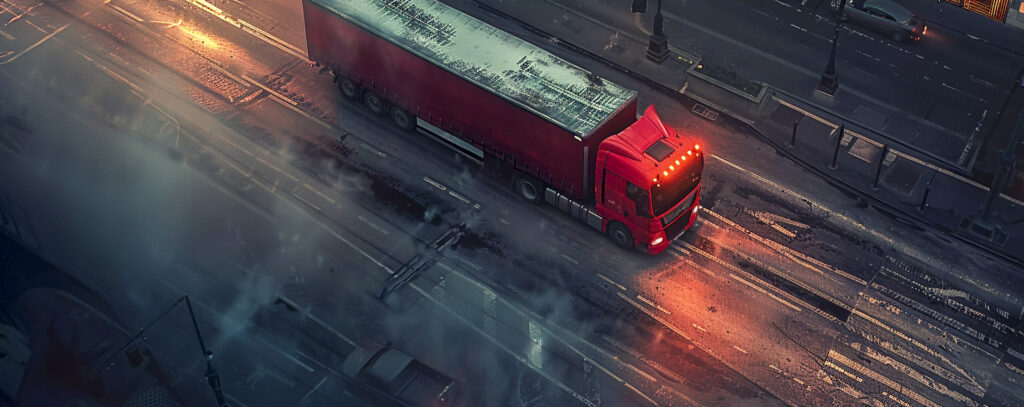 Traktion, die Fahrt von Terminal zu Terminal.